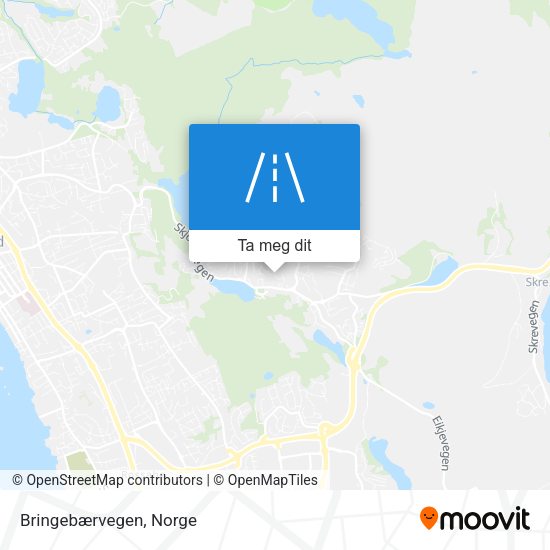 Bringebærvegen kart