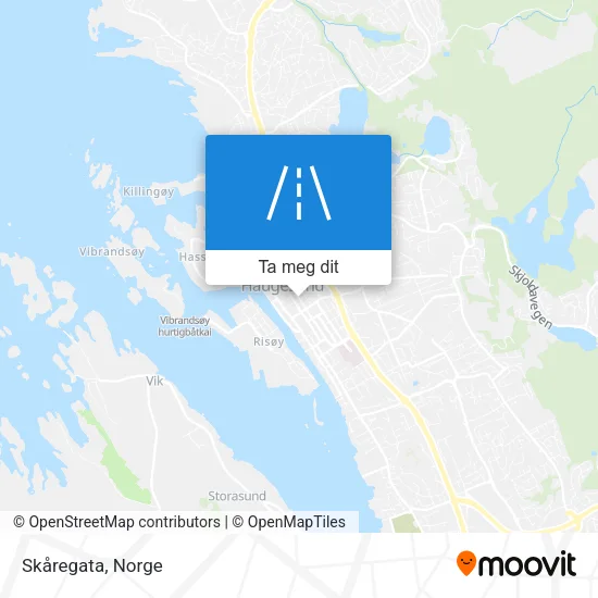 Skåregata kart