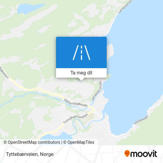 Tyttebærveien kart