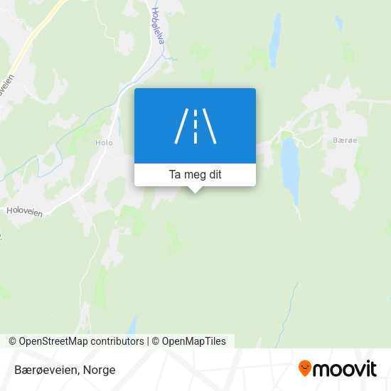 Bærøeveien kart