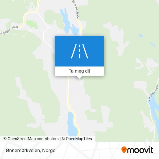 Ønnemørkveien kart
