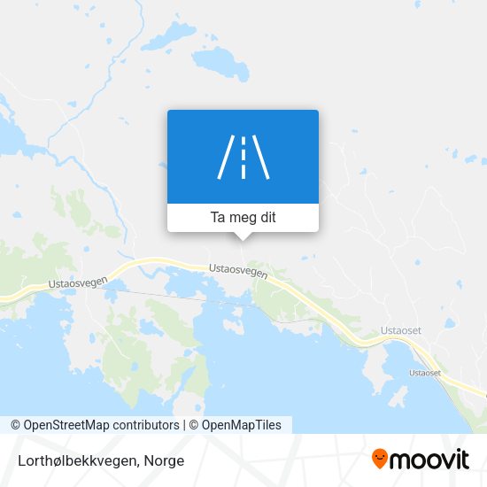 Lorthølbekkvegen kart