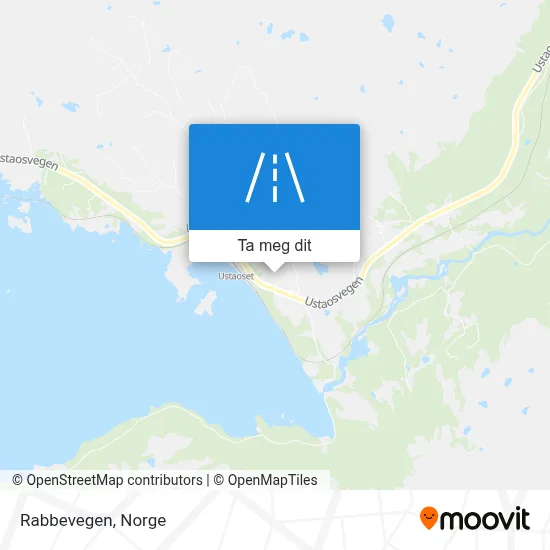 Rabbevegen kart