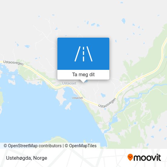 Ustehøgda kart