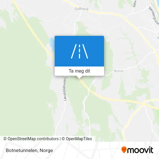 Botnetunnelen kart