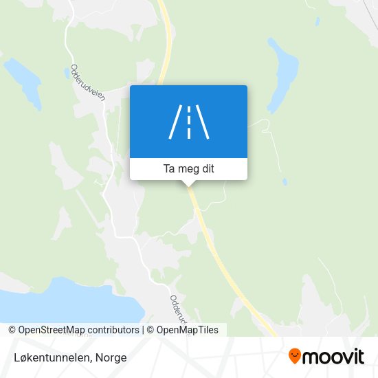Løkentunnelen kart