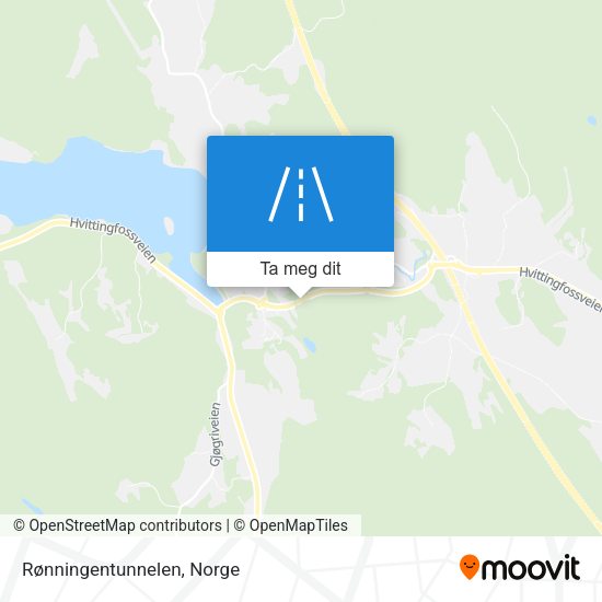 Rønningentunnelen kart