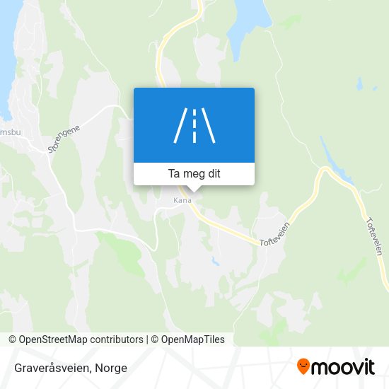 Graveråsveien kart