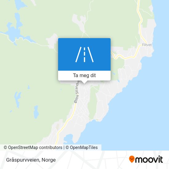 Gråspurvveien kart