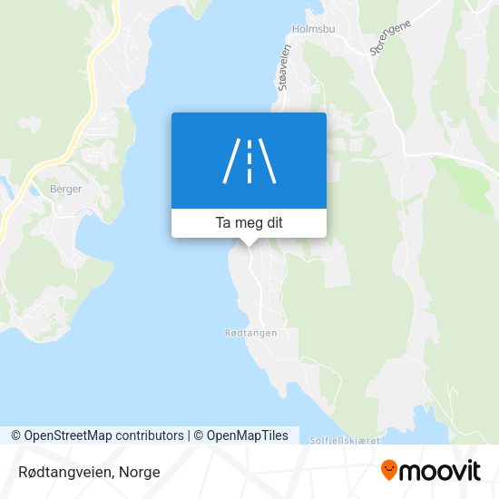 Rødtangveien kart