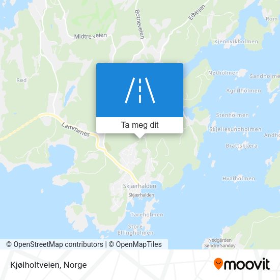 Kjølholtveien kart