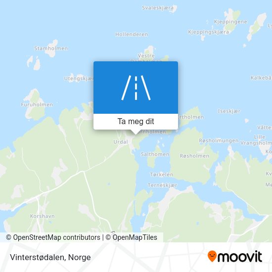Vinterstødalen kart