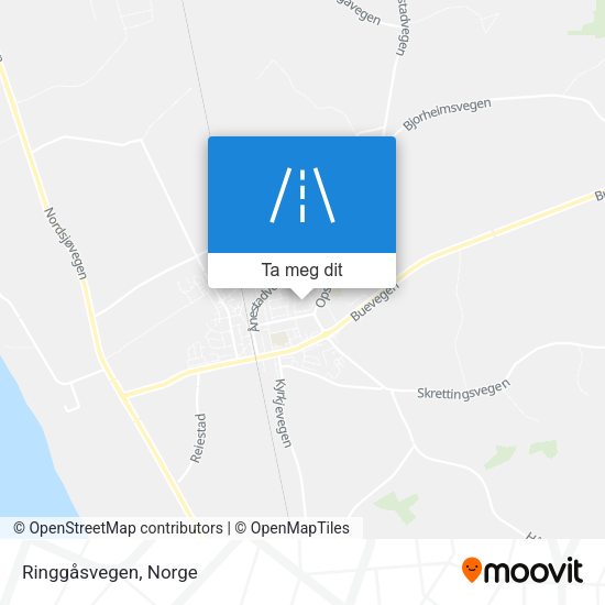 Ringgåsvegen kart