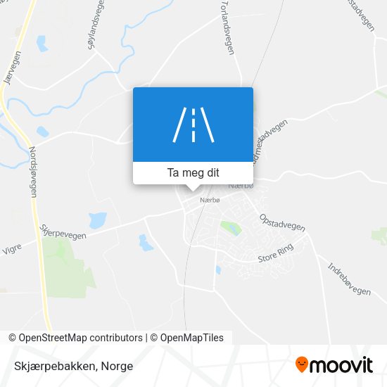 Skjærpebakken kart