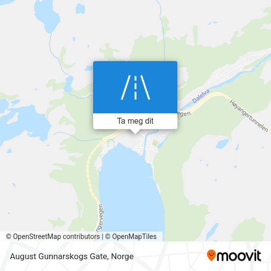 August Gunnarskogs Gate kart