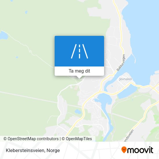 Klebersteinsveien kart