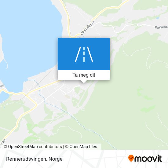 Rønnerudsvingen kart