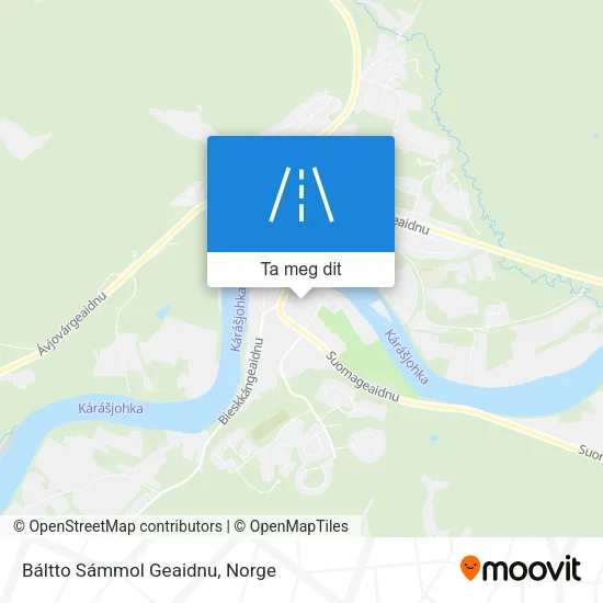 Báltto Sámmol Geaidnu kart