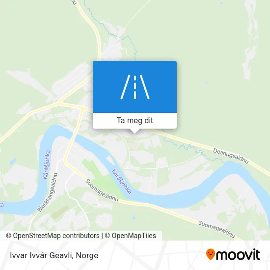 Ivvar Ivvár Geavli kart