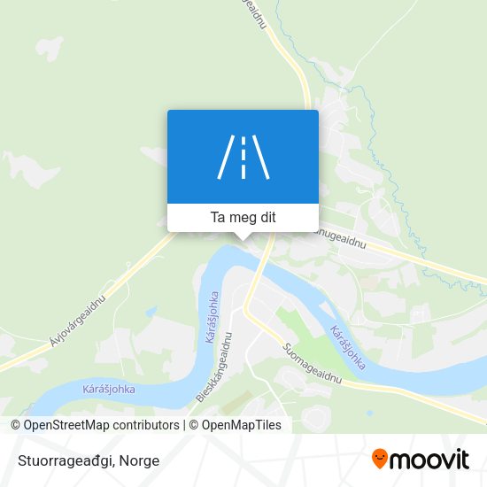 Stuorrageađgi kart