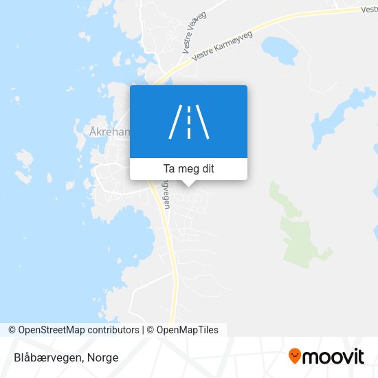 Blåbærvegen kart