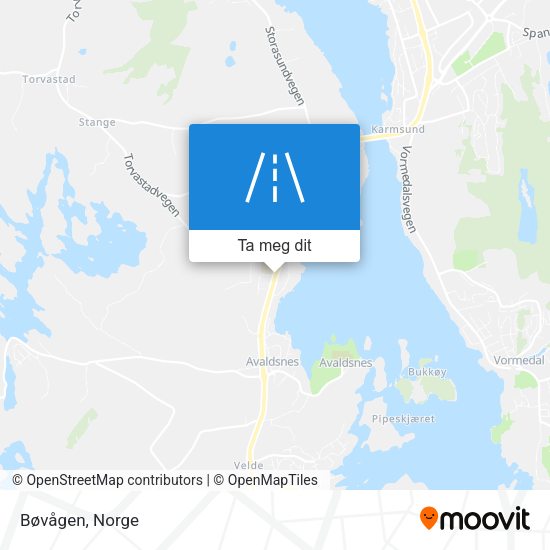 Bøvågen kart