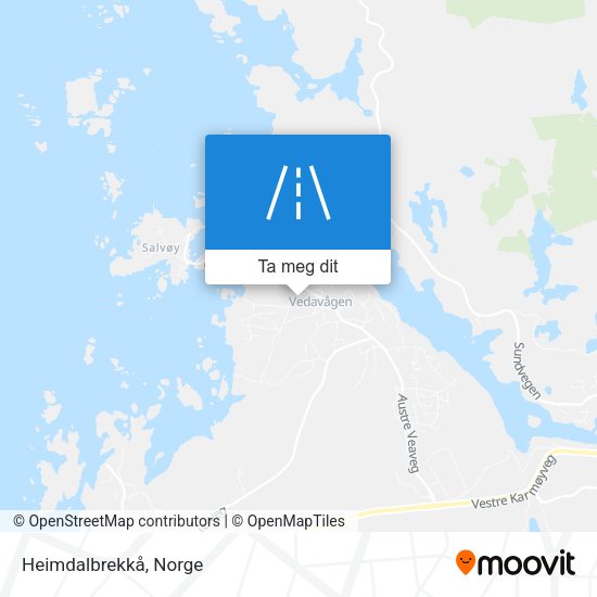 Heimdalbrekkå kart