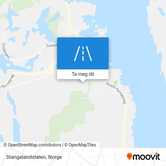 Stangalandstølen kart