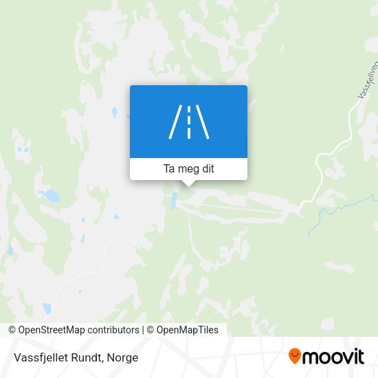 Vassfjellet Rundt kart