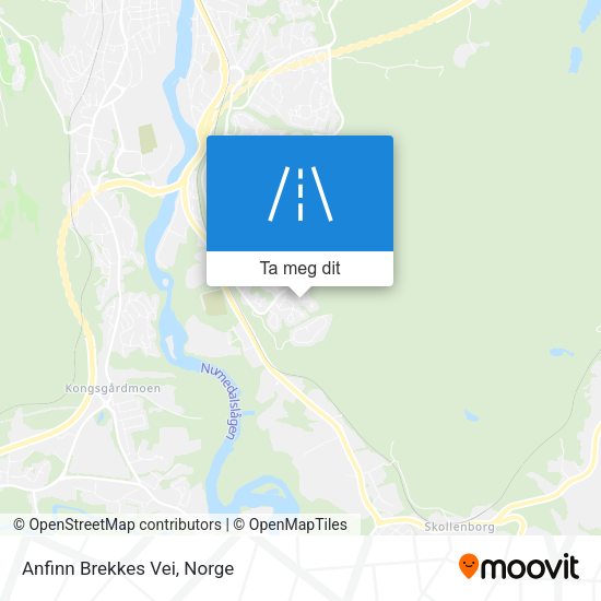 Anfinn Brekkes Vei kart