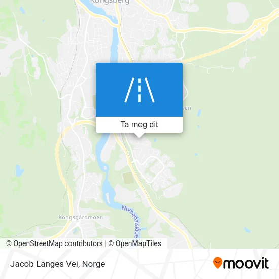 Jacob Langes Vei kart