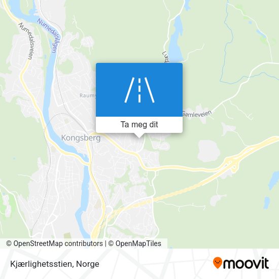 Kjærlighetsstien kart