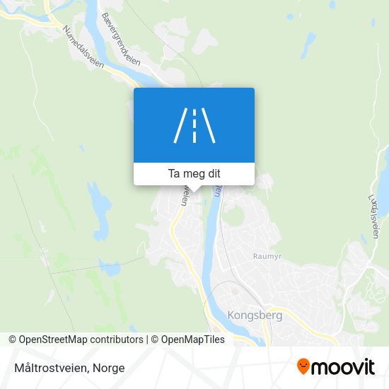 Måltrostveien kart