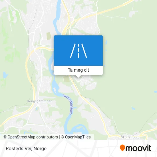 Rosteds Vei kart