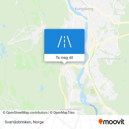 Svartåsbrinken kart