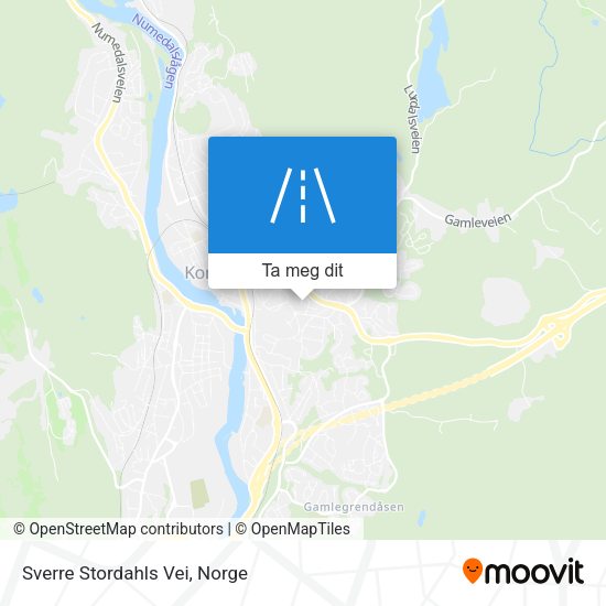 Sverre Stordahls Vei kart