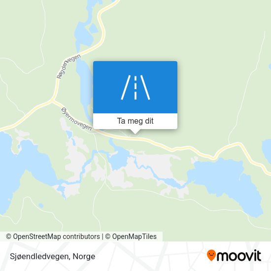 Sjøendledvegen kart