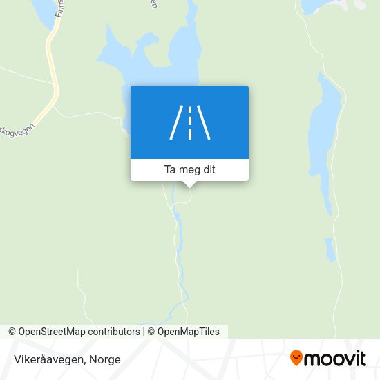Vikeråavegen kart