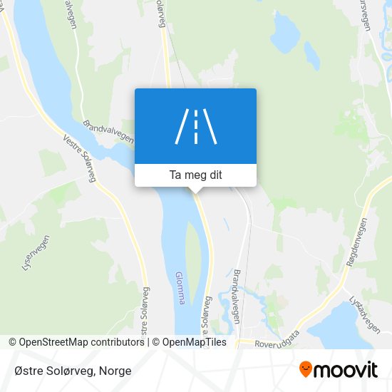 Østre Solørveg kart