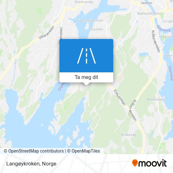 Langøykroken kart