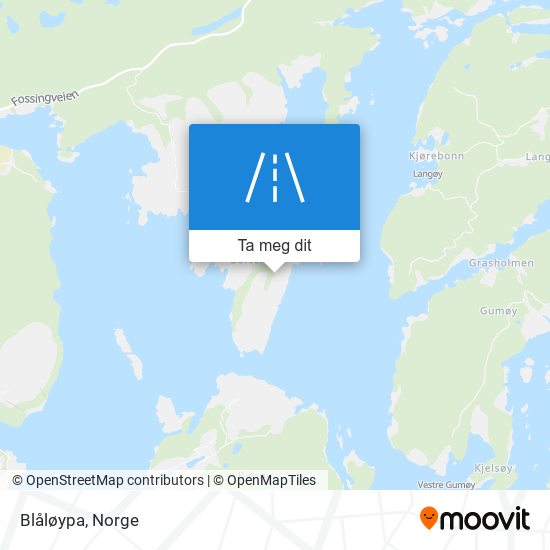 Blåløypa kart