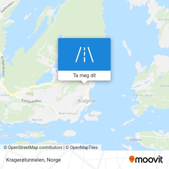 Kragerøtunnelen kart