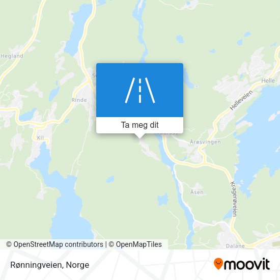 Rønningveien kart