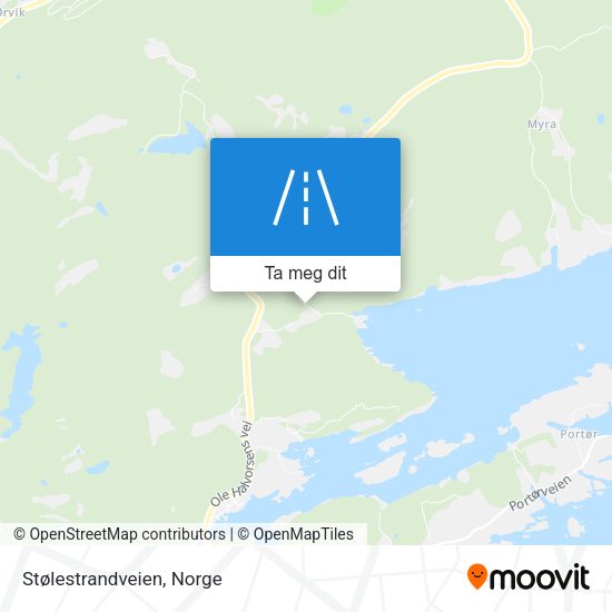 Stølestrandveien kart