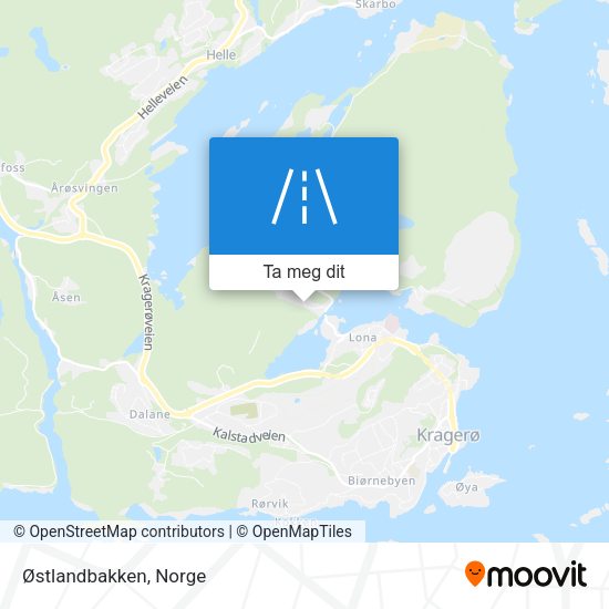 Østlandbakken kart