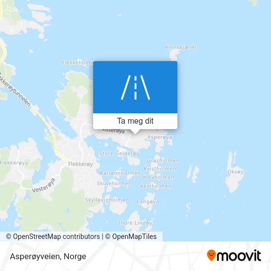 Asperøyveien kart