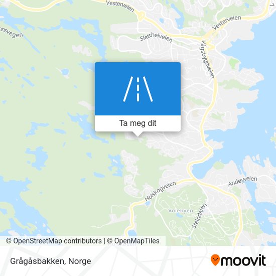 Grågåsbakken kart