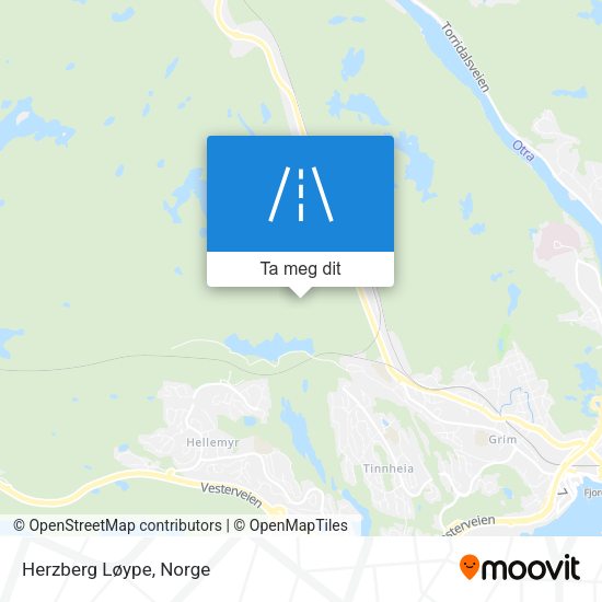 Herzberg Løype kart