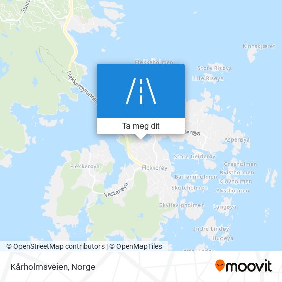 Kårholmsveien kart