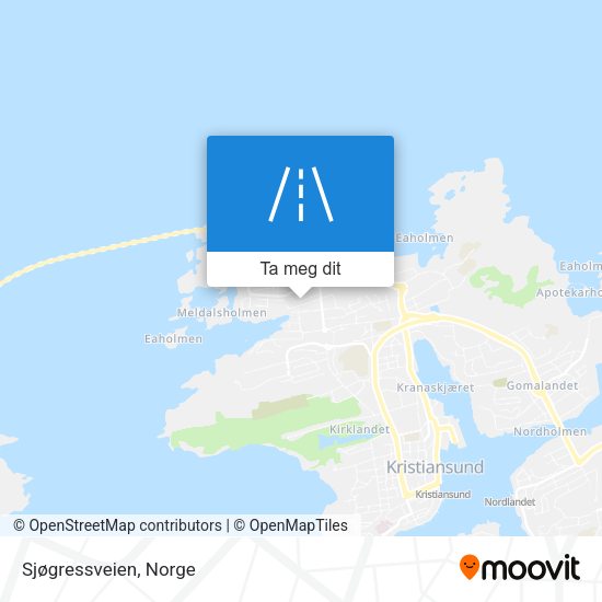 Sjøgressveien kart